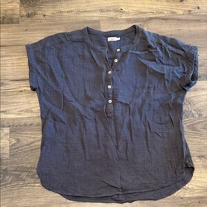 Faherty Gauze Button-Up Women's Top